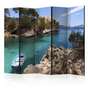 Screen room divider - Ferieophold, 5-delt - 225x172 cm