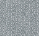 Papel pintado no tejido hexagonal, azulejo metálico aspecto moderno, geométrico brillante en plata