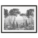 Poster Idyllisch plantenlandschap - Ms Tiff