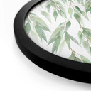 Plakat Gałęzie z zielonymi liśćmi - UN Designs - Okrągły