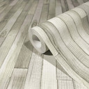 Non-woven tapet i trælook med korn grå træeffekt