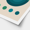Plakat Bauhaus Mavi Daire - Tunaboylu
