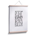 Poster Ruhe bewahren und Papa anrufen