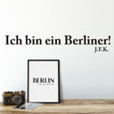 Sticker mural Ich bin ein Berliner!