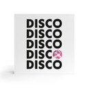 Billede af træ til at hænge op - Retro Disco Vibes Typografi - Kerr-Dineen - 15x15 cm