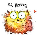 Sticker mural Hagenmeyer - Happy Hamster