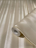 non-woven tapet i striber med glanseffekt beige bølge af Harald Glööckler