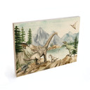 Plakat drewniany Kikki Belle - Dinowelt
