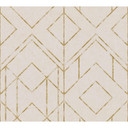 Livingwalls non-woven tapet Metropolitan Stories geometrisk tapet Ava New York beige, metallic