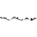 Sticker mural - Village Skyline