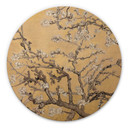 Obraz drewniany van Gogh - Almond Blossom Cream - okrągły