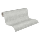 Ensfarvet tapet grå - non-woven tapet spisestue - tapet stue gang