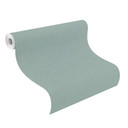 Rasch Papier peint intissé uni Florentine III Gris bleu