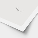 Plakat Minimalistyczne drzewo w spokojnym krajobrazie - Mąka