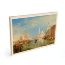 Plakat drewniany Turnera - Wenecja, Dogana i S. Giorgio Maggiore