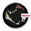 Selvklæbende non-woven tapet - Winter Tropics Black Panther - 125 x 125 cm