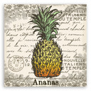Canvasbillede, vintage ananas