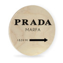 Obraz drewniany - Prada Marfa - Okrągły