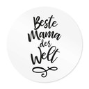 Poster Beste Mama der Welt - Rund