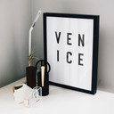 Plakat - Typografia Wenecja