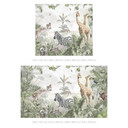 Kinder Fotobehang jungle dieren op Afmeting - Ms Tiff