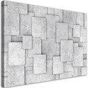 Canvasbillede, Geometrisk beton 3D abstrakt