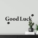 Wallsticker Good Luck - Held og Lykke