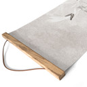 Textielposter wilde bloemenweide met vlinders in Scandinavisch design - Ms Tiff - Panorama