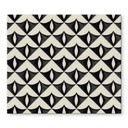 Dækplade til komfur Geometriske ornamenter i sort-beige - Treechild