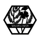 Akrylowa dekoracja kwiaty w sześciokącie - Wildflower