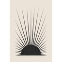 Orara Studio - Minimalistyczna fototapeta ze słońcem