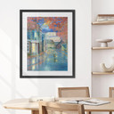 Kunstplakat med passepartout Marunde - Lille lykke (2019)
