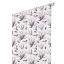 Tapet med mønster - illustrerede blomster - violet