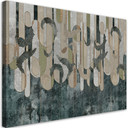Canvasbillede, Boho planter abstrakt