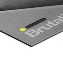 Tableau Design Brutaliste Jaune Gris - Sub88 Studio - Alu-Dibond