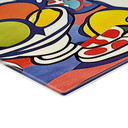 Glasbillede - Mælk og frugt - Inspireret af Matisse - Zamart
