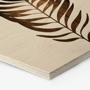 Hexagon Hout Kubistika - Golden Leaf