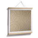 Plakat Abstract Rings beige - Grande - Square