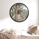 Poster Foresta Tropicale di Palme - Pictufy Studio - Rotondo