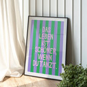 Spruch Poster Das Leben ist schöner wenn du tanzt - Ohkimiko