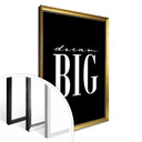 Plakat - Dream big - czarny