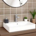 Autocollants pour carreaux chêne clair, aspect bois, film pour meubles, film pour salle de bain, crédence de cuisine