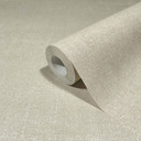 Non-woven tapet i moderne tekstureret ensfarvet beige ensfarvet
