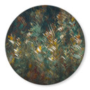 Tableau sur verre  Talen - Fin de l'été - Rond