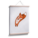 Plakat - Yoga fox 01