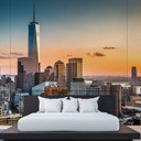 Fototapeta ManhattanSkyli niebieski szary - włóknina Designwalls 2 - 2,55 x 3,5 m