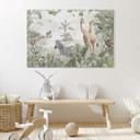Wanddecoratie jungledieren op grote safari - Ms Tiff - Alu-Dibond