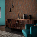 Metaloptisk tapet, metallisk tapet Fashion for Walls 4 af Guido Maria Kretschmer bronze