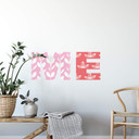Wallsticker - Navn, alfabet mønsterblomster