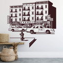 Sticker mural - New York Chinatown